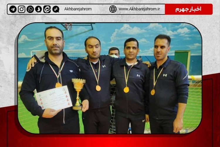 قهرمانی گلبالیست‌های جهرمی با تیم فارس در مسابقات گلبال کشور