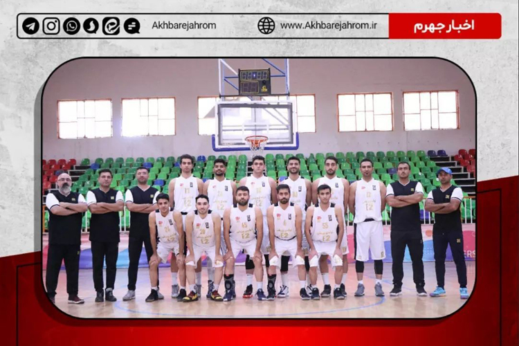 خلق سومین پیروزی بسکتبال جهرم برابر رعد پدافند خوزستان