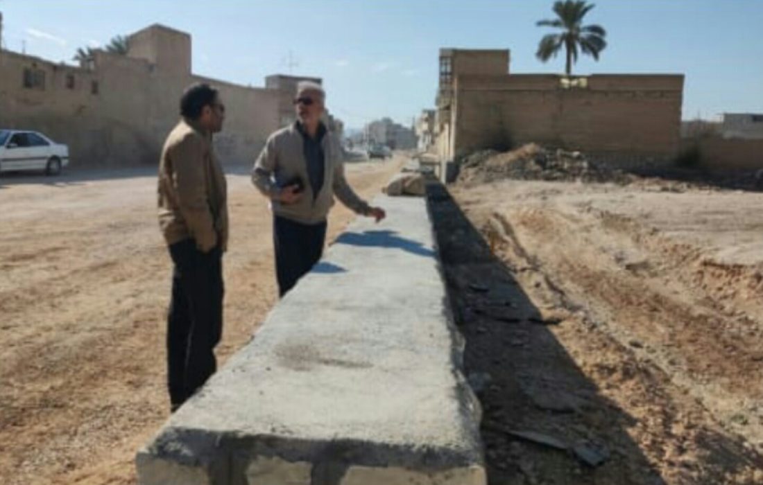 بازگشایی و زیرسازی یک مسیر از خیابان ۲۵ متری انتهای قدس توسط شهرداری جهرم