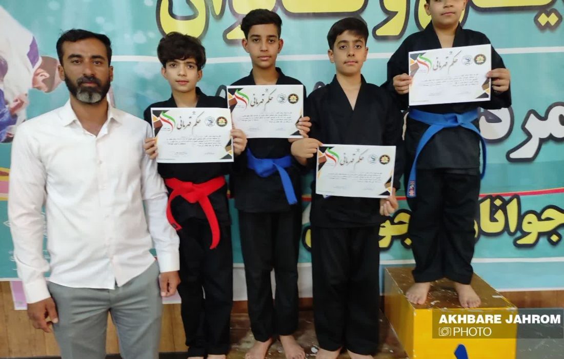 افتخار‌آفرینی دفاع شخصی جودو جهرم در مسابقات قهرمانی استان فارس