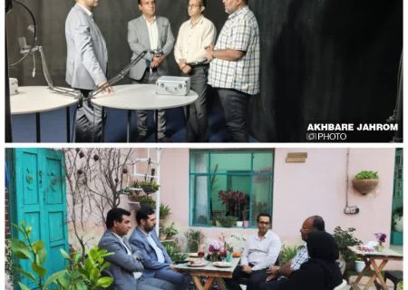 مدیرکل فرهنگ و ارشاد اسلامی فارس از دفتر و استودیو رسانه‌ی اخبار جهرم بازدید کرد