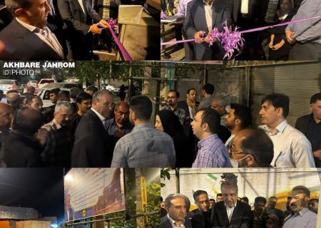 افتتاح اصلاح و بهینه سازی روشنایی ۷ کیلومتر از معابر شهرستان جهرم