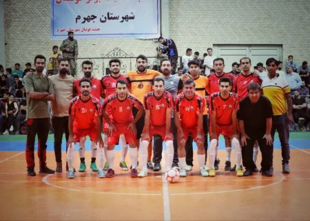 قهرمانی تیم فوتسال فجرآریا در مسابقات جام رمضان شهرستان جهرم ۱۴۰۳