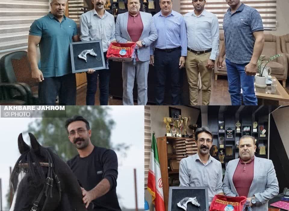 کسب مقام سوم در مسابقات بین‌المللی اسبان اصیل عرب توسط ورزشکار جهرمی