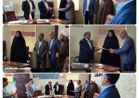 علی‌محمد احمدی، بر مسند ریاست تعاونی روستایی شهرستان جهرم نشست