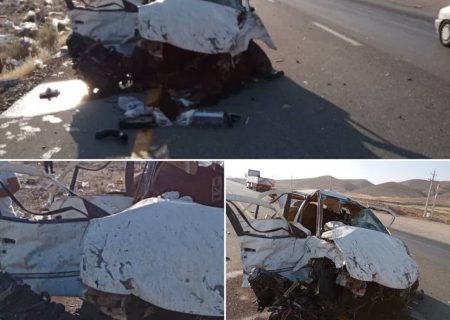 دو فوتی در سانحه واژگونی پراید در محور لار به جهرم