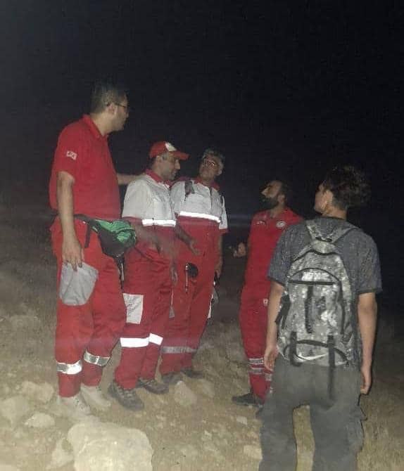 پنج ساعت تلاش نجاتگران‌ هلال‌احمر برای جستجو و نجات فرد مفقودی در سه قله جهرم