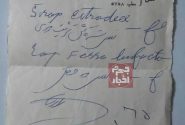 به مناسبت روز پزشک: نسخه مرحوم دکتر شیرازی، پزشک خیراندیش و رییس شبکه بهداشت جهرم  مربوط به  ۵۸ سال قبل