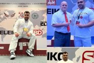 قهرمانی نماینده جهرم در مسابقات پاورلیفتینگ غرب آسیا