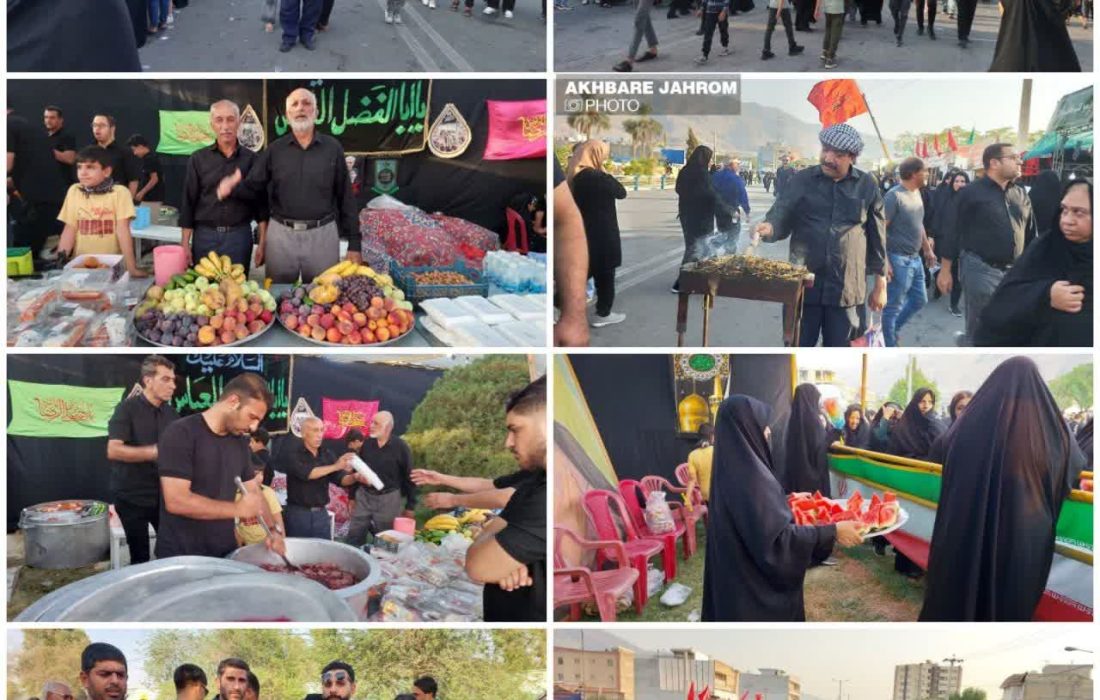 گزارش تصویری: برگزاری مراسم پیاده روی حرم تا حرم در جهرم