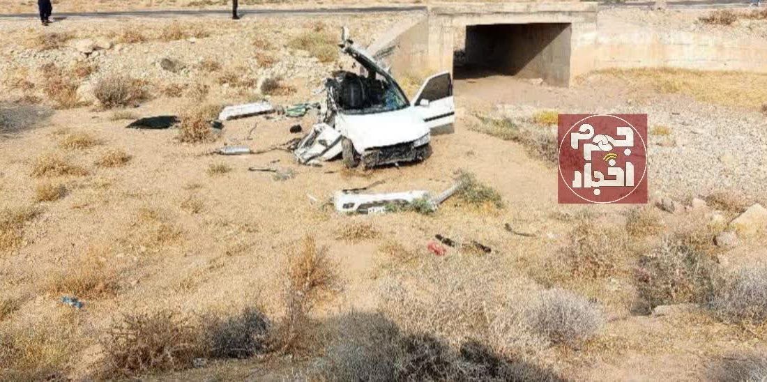 یک فوتی و دو مصدوم در واژگونی خودرو پژو پارس در جاده جهرم به شیراز