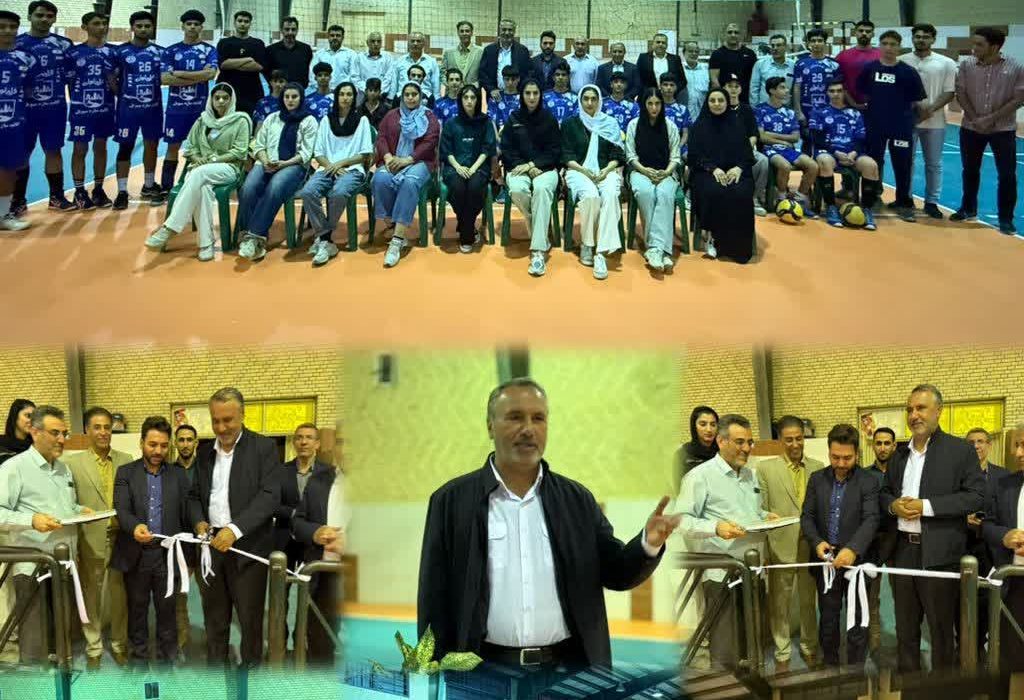 خانه‌ والیبال جهرم افتتاح شد