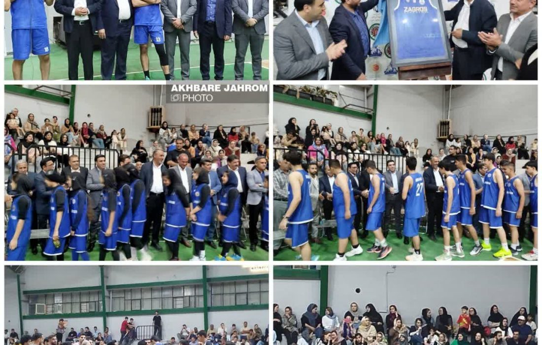 جشن صعود تیم بسکتبال زاگرس جنوبی جهرم به لیگ برتر برگزار شد