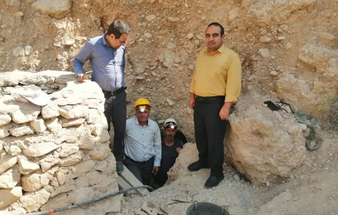 پایان عملیات احیای قنات تاریخی نیگو با ۴ میلیارد و ۷۵۰ میلیون ریال سرمایه‌گذاری در جهرم