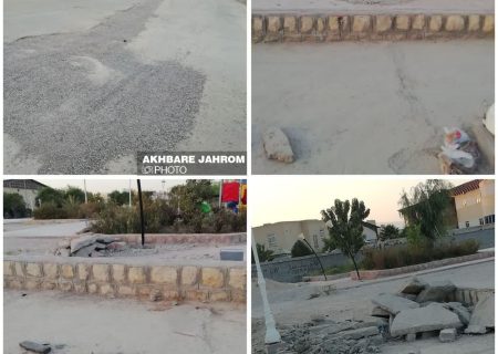 گلایه شهروندان از وضعیت نامناسب خیابان‌ ادیب فرهنگ‌شهر جهرم