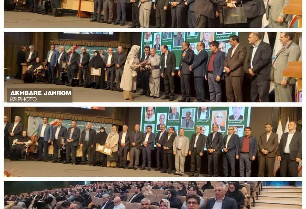 تقدیر از دو خیر ارزشمند جهرمی در کنگره تخصصی ساخت و مدیریت منابع بیمارستانی