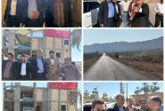 بازدید مسئولان از پروژههای راهداری بخش کردیان شهرستان جهرم
