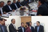 نشست مشترک رئیس کمیسیون عمران مجلس شورای اسلامی با رئیس دانشگاه پیام نور استان فارس