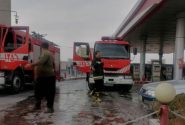 در آتش‌سوزی پمپ بنزین نخلستان جهرم، سه نفر دچار سوختگی با درصد شدید شده‌اند