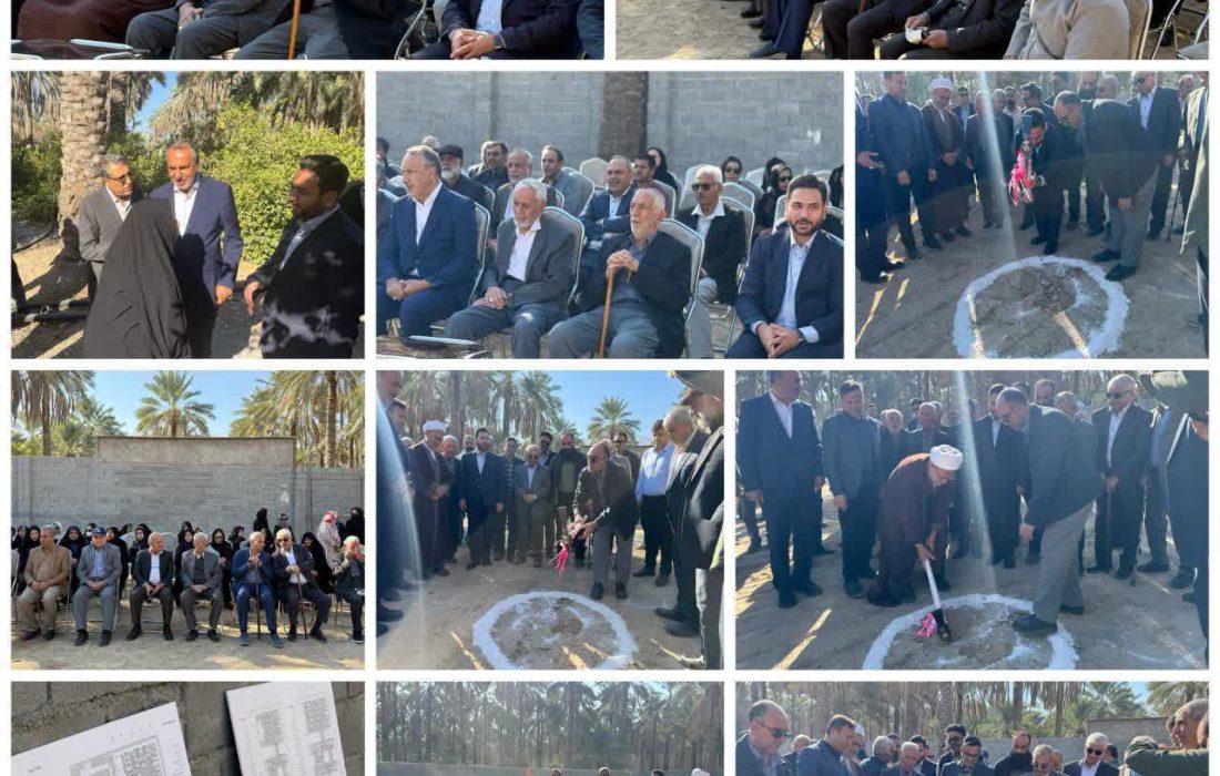 پارک سالمندان «سرای مهر» در جهرم کلنگ زنی شد