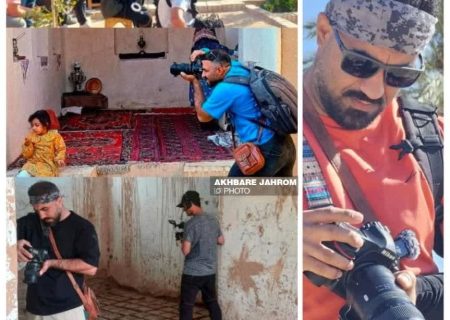 حضور عکاس و کارگردان جهرمی در پشت‌صحنه تولید مستندمسابقه تلویزیونی «قدیم‌ندیما»