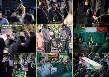 گزارش تصویری: حضور مردم ولایتمدار و شهیدپرور در مراسم تشییع شهید گمنام در شهر قطب‌آباد