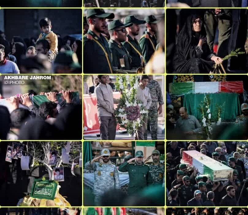 گزارش تصویری: حضور مردم ولایتمدار و شهیدپرور در مراسم تشییع شهید گمنام در شهر قطب‌آباد