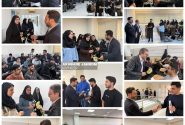 گرامیداشت روز دانشجو در جهرم با اهدای گل توسط سرپرست فرمانداری جهرم به دانشجویان